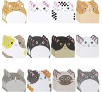 Lot De 36 Feuilles Autocollantes En Forme D'animal Avec Feuillets Autocollants,Autocollants Mignons Pour Écrire En Forme De Mémo,Livre D'annotation Pour Étudiants,Enfants,Maison,Bureau,École (12