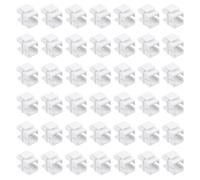 Lot de 36 inserts de prise Keystone à fibre optique pour LC Duplex et SC | Coupleur non inclus, moulé par injection, plaque murale et panneau de brassage, compatible LC Duplex et SC Simplex