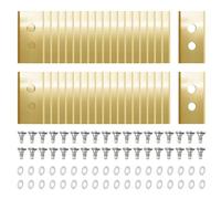 Lot de 36 lames de rechange compatibles avec Mammotion Luba & Yukas toutes les séries, lames de rechange robustes en titane pour tondeuse à gazon, avec rondelles en plastique, lames de rechange pour