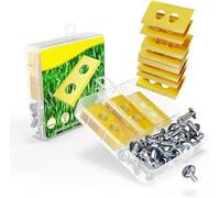 Lot de 36 lames de rechange pour tondeuse à gazon robotique, compatibles avec Mammotion Luba et Yuka Series Titanium avec rondelles