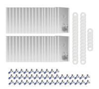 Lot de 36 lames de rechange robustes pour tondeuse à gazon Mammotion pour Luba et Yuka, lames de rechange à double trou en titane avec vis