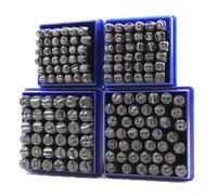 Lot de 36 matrices de poinçonnage en acier avec lettres de l'alphabet A Z et chiffres 0 9 pour métal, cuir, bois, cuivre, argent et or marquage et gravure (5 mm)
