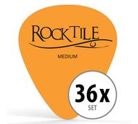 Lot de 36 Mediator Guitare Guitar Picks Medium Form Robuste Plastique Jaune Set