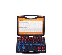 Lot de 36 outils d'identification métriques SAE en acier au carbone avec 46 pièces de jauge de filetage de boulon de réparation pour mécaniciens, plombiers, ingénieurs