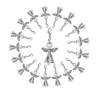 Lot de 36 pendentifs ange blancs pour mariage, confirmation, anniversaire, Noël, baptême, communion
