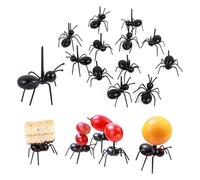 Lot de 36 pics à brochettes pour fourmis, cure-dents, fourchettes à fruits, réutilisables, pour enfants, mini fourchettes à dessert pour gâteaux, desserts, sandwichs, pâtisseries