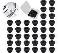 Lot de 36 pieds en caoutchouc, pour cuisinière à gaz, caravane, supports de casseroles, pieds en caoutchouc antirouille, embouts en caoutchouc antirouille, embouts en caoutchouc pour réchaud de
