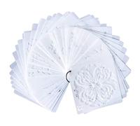 Lot de 36 pochoirs de peinture pour peinture - Pochoir de fleur creux marocain - Pochoir mural marocain - Bricolage - Décoration murale - Meubles