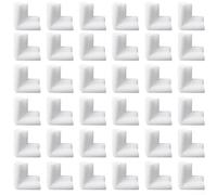 Lot de 36 protections d'angle en mousse épaisse pour téléviseurs, cadres, miroirs avec mousse pour absorber et protéger les bords, conçus pour la sécurité dans les espaces adaptés aux enfants et aux