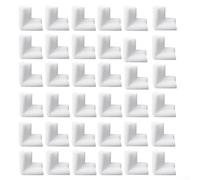 Lot de 36 protections d'angle en mousse pour protéger les écrans de télévision et les cadres de miroir contre les dommages causés par les chocs et les chutes accidentels