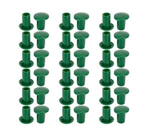 Lot de 36 protections pour tuteurs de plantes et supports en PVC pour limiter les risques de blessures et l'absorption d'eau