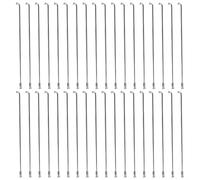 Lot de 36 rayons de roue de vélo électrique fabriqués en acier robuste de 2 à 5 mm d'épaisseur, support fiable (165 mm)