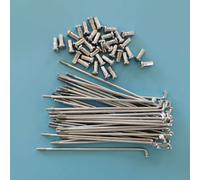Lot de 36 rayons de roue de vélo électrique fabriqués en acier robuste de 2 à 5 mm d'épaisseur, support fiable (170 mm)