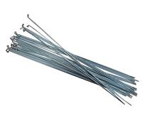 Lot de 36 rayons de roue de vélo en acier galvanisé (250 - 303 mm), Silver, 259mm