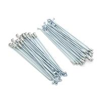 Lot de 36 rayons de vélo électrique en acier 10 G pour rayons de vélo de diamètre 3 mm 45 # rayons de vélo électrique J-Bend 165-305 mm (20 pièces de 200 mm)