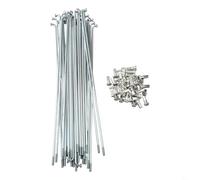 Lot de 36 rayons en acier de 2 5 mm 12 G 12 K pour roues de vélo électrique Gamme de longueurs 80 mm 305 mm pour support et remplacement de pneus de vélo (80 mm)