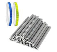 Lot de 36 réflecteurs de Rayons pour Roues de vélo - Accessoires de sécurité pour vélo de Montagne, Clips réfléchissants - pour, Cyclistes, poussettes, fauteuils roulants, VTT et vélo de Route