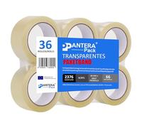 Lot de 36 rouleaux de ruban adhésif transparent 48 mm x 66 m