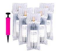 Lot de 36 sacs gonflables pour bouteille de vin, emballage à bulles, sacs gonflables pour bagages, avion, voyage, sac gonflable réutilisable avec pompe gratuite