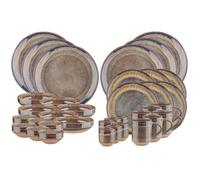 Lot de 36 set complet en grès marron D
