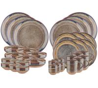 Lot de 36 set complet en grès marron D Björn