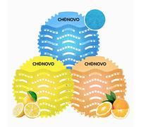 Lot de 36 tamis d'urinoir avec parfum, protection anti-éclaboussures, parfum - Emballés individuellement pour WC, salles de bains d'invités, salle de bain, toilettes publiques, urinoir - 12 brises