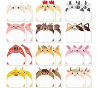 Lot de 360 feuilles de papier de dessin animé pour écrire un journal intime et des notes d'animaux de dessin animé