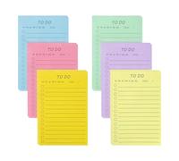 Lot de 360 feuilles de papier de notes colorées, 15,2 x 10,16 cm, notes de poche doublées, pour écrire des notes de poche pour écrire des notes en douceur