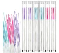 Lot de 360 pièces de nettoyage jetables pour trous d'oreille, outil de nettoyage pour oreilles pour filles, femmes, hommes (bleu, rose rouge, violet)