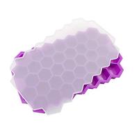 Lot de 37 bacs à glaçons en silicone flexible pour glaçons à cocktail, whisky et glaçons