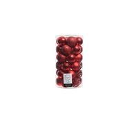 Lot de 37 boules EDM - esprit de Noël - Rouge - 71868 Rouge G