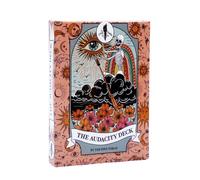 Lot de 37 cartes de tarot pour débutants, 10,5 x 7,9 cm, jeu amusant sur le thème du courage, positif pour la discours de bonne aventure quotidienne, l'astrologie et les lectures d'aventure