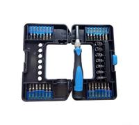 Lot de 37 tournevis à cliquet avec construction en chrome vanadium 72 dents avec adaptateur de douille pour divers travaux de réparation