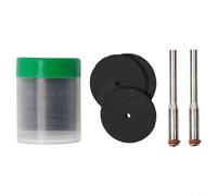 Lot de 38 disques de coupe en résine de 24 mm avec tige de 3 mm pour outils rotatifs, meule pour métal, plastique, fibre de bois