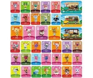 Lot de 38 mini cartes NFC Villager avec boîte de rangement