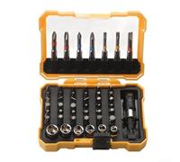 Lot de 38 tournevis à cliquet conçus pour les professionnels et les réparations de bricolage, équipé d'un mécanisme à cliquet magnétique et d'un étui de rangement organisé (38 pièces)