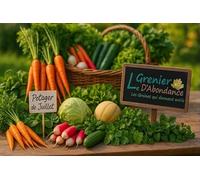 Lot de 3940 graines à semer - Le grenier d'Abondance - Potager semis de Juillet - 15 sachets individuels