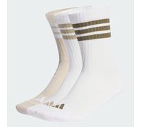 Lot de 3paires de chaussettes mi-mollet rembourrées 3bandes White / Beige / Olive Strata 34-36