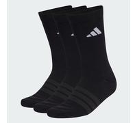 LOT DE 3PAIRES DE CHAUSSETTES MI-MOLLET SPORTWEAR MATELASSÉES Black / Black / White 37-39