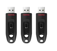 Lot de 3PCS Clé USB Ultra 32 Go avec USB 3.0 et jusqu'à 130 Mo/s en lecture - Lot de 3 unités