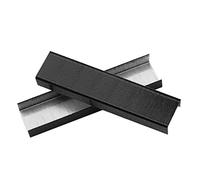 Lot de 4 000 agrafes noires standard 26/6, agrafes colorées de 1/4" de long pour fournitures de bureau à domicile, 1000 agrafes par paquet, 4 paquets d'agrafes noires au total