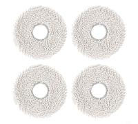 Lot de 4/10 chiffons de nettoyage doux pour Cecotec pour Conga 11090 avec matériau pour une utilisation durable (lot de 4)