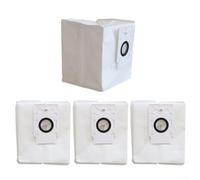 Lot de 4/10 sacs à poussière de rechange pour aspirateur robot EZVIZ avec station de base RC3 Plus, RE4 Plus, RE4 +, RE5 Plus, capacité de 4 L (lot de 4)