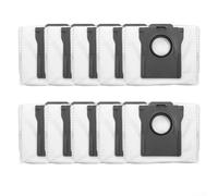 Lot de 4/10 sacs à poussière pour aspirateur Cecotec pour robot Conga X70 Sacs de filtration HEPA pour réduire les fuites de poussière et simplifier l'élimination (lot de 10)