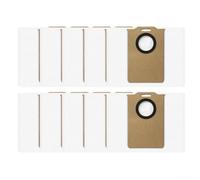 Lot de 4/10 sacs à poussière pour Cecotec Conga -7690 pour aspirateurs robots M20, grande capacité de rechange pour collecteur de poussière (lot de 10)