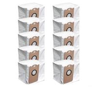 Lot de 4/10 sacs d'aspirateur pour Vexilar W11, accessoires de grande capacité, résistants à la déchirure et faciles à changer, compatibles avec les aspirateurs robots (10 paquets)