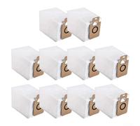 Lot de 4/10 sacs de rechange pour aspirateur Cecotec Conga 5500 Hurricane Station/Pet - Sacs filtrants non tissés haute capacité (lot de 10)