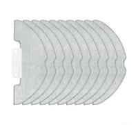 Lot de 4/10 serpillères de rechange pour aspirateur robot Prosceni Q10 Q20 Plus - Chiffon en microfibre pour nettoyage en profondeur des sols durs
