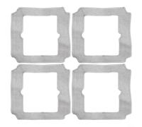 Lot de 4/10 serpillères pour Ecovacs pour WINBOT pour MINI, lavables jusqu'à 40 °C, serpillères de rechange très absorbantes pour nettoyeur de vitres automatisé, nettoyage efficace des coins et des