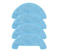 Lot de 4/10 tampons de rechange lavables en microfibre pour balai pour Conga 2299 Ultra Home pour aspirateur pour X-Treme (4 pièces)